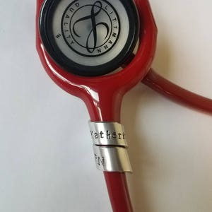 Stethoscope ID tag.Stethoscope name tag.Stethoscope tag. Nurse Gift.Nurse Practitioner Gift.Pinning Gift.Physical therapist gift.