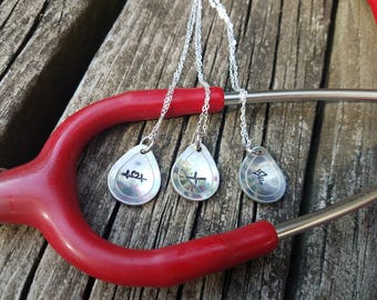 Christmas gift for nurse, PA gift, Nurse Graduation, Necklace, Caduceus Necklace, Medical Necklace, Nurse Gift, Nurse Pinning