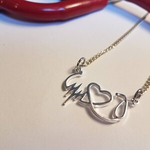 gift for nurse, PA gift, Nurse Graduation, Necklace, Caduceus Necklace, Medical Necklace, Nurse Gift, Nurse Pinning