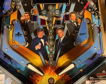 Plastic  protectors for Stern's James Bond 60th LE  pinball