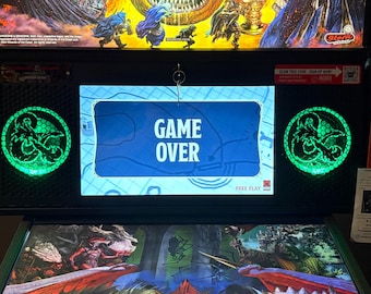 Dungeons and Dragons pinball inserts for 5" speaker light kits