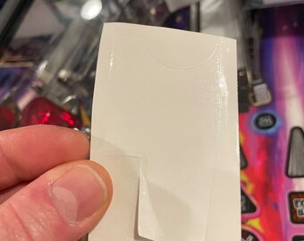 Die cut inline drop target mylar protectors