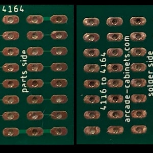 4116 RAM Socket to 4164 RAM adapter (8 pieces)