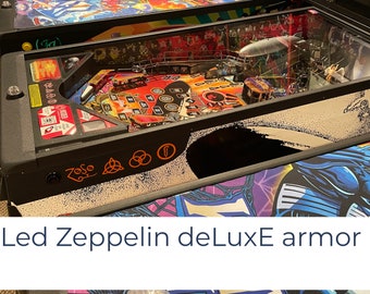 Stern Led Zeppelin Pinball inspired button wear protectors/armor