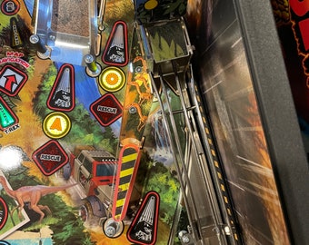Stern Jurassic Park pinball 3rd flipper post support/protector