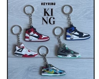 2D Special Edition Jordan Keyring's AJ1/AJ4/BenNJerry's Inspo Keychain.