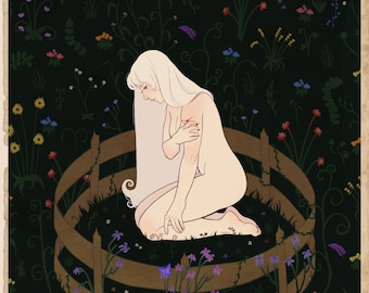 The Unicorn in Captivity 11x17in Print