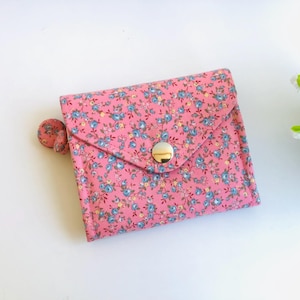 Blaue Rosen kleine Geldbörse, Frauen Geldbörse klein, Rosa kleine Geldbörse, Kleine Geldbörsen Frauen, Kleine Geldbörse mit gelben Blumen, Schmetterlinge Geldbörse