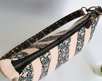 Sac Bandoulière En Cuir Patchwork Beige - 37x22 Cm - Occasion Très Bon état