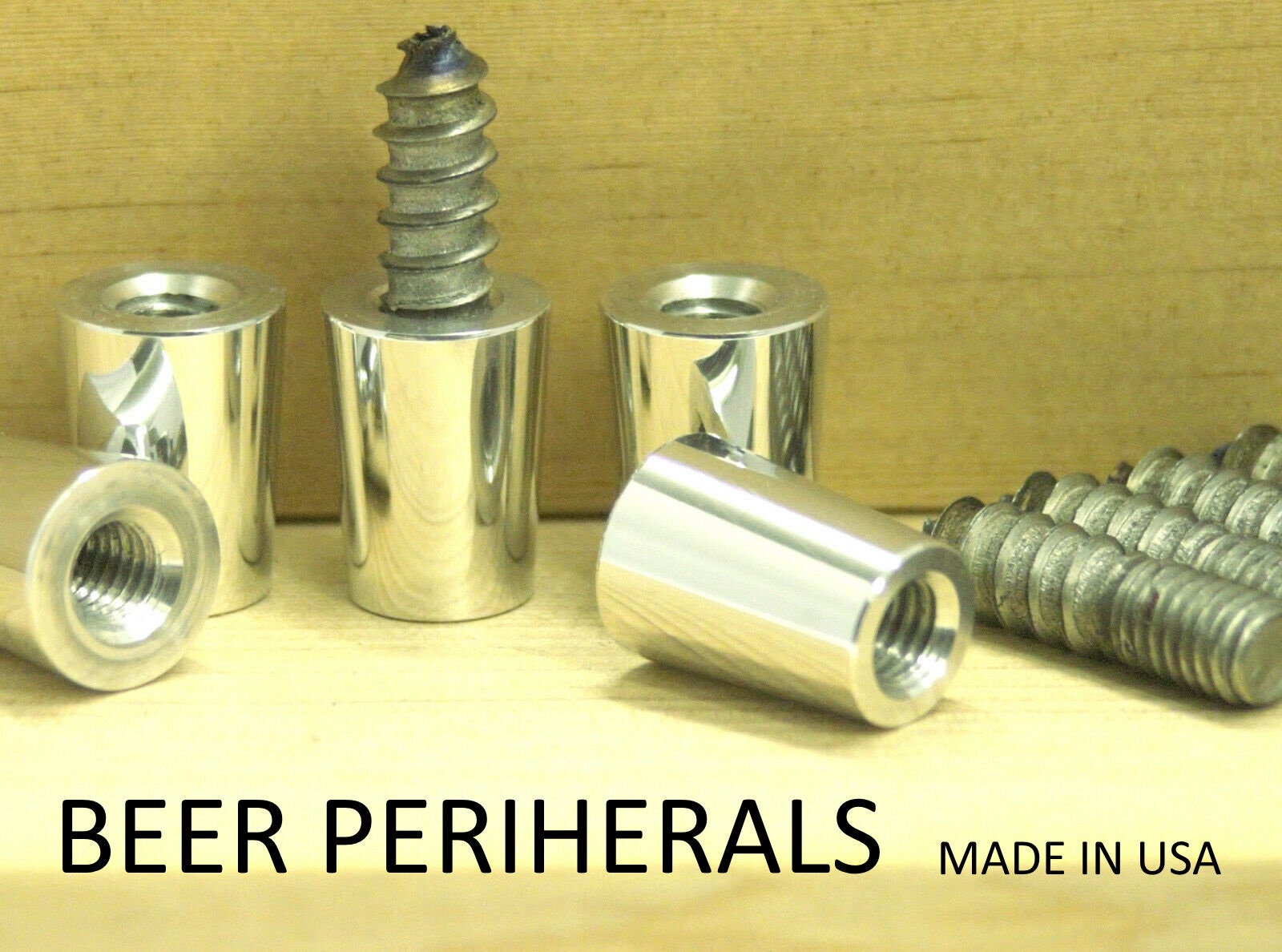 Free Shipping! 5 Pack Beer Tap Handle Ferrule 3/8