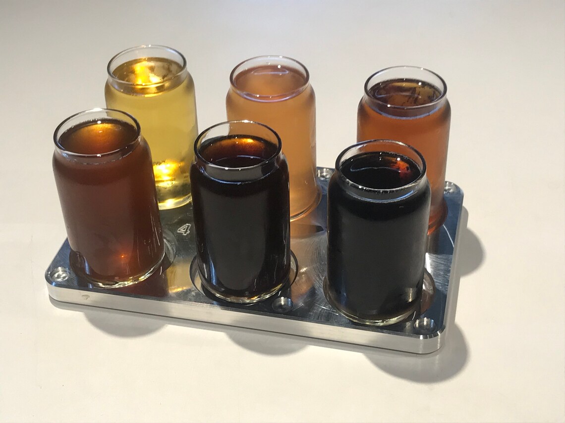 Beer Flight Tray Caddy COLD Chiller Plate Aircraft Aluminum Etsy