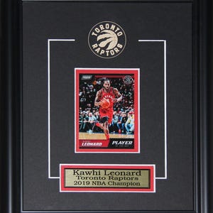 Cadre pour cartes à collectionner Kawhi Leonard, Toronto Raptors, basketball, sports de basketball