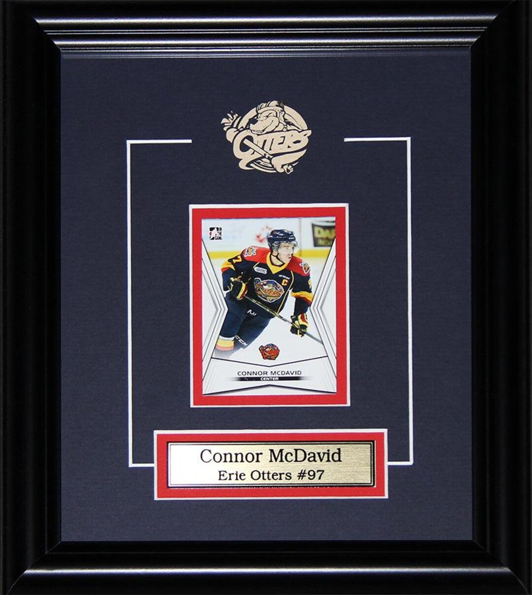 Connor Mcdavid Erie Otters Single Card OHL Hockey Memorabilia Collector ...