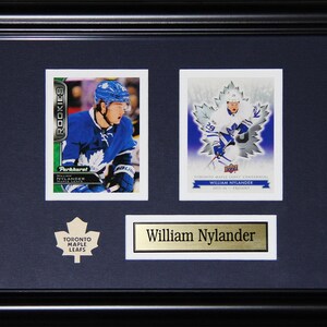 Cadre de collection pour hockey sur 2 cartes, Maple Leafs de Toronto, William Nylander