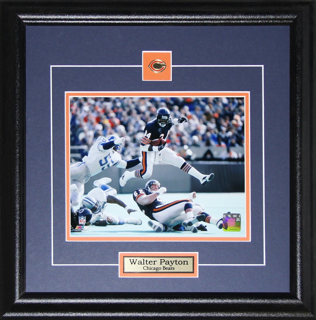Walter Payton Chicago Bears Football Memorabilia Collectors Etsy