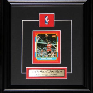 Cadre de basket-ball Michael Jordan Chicago Bulls Reproduction Rookie Card