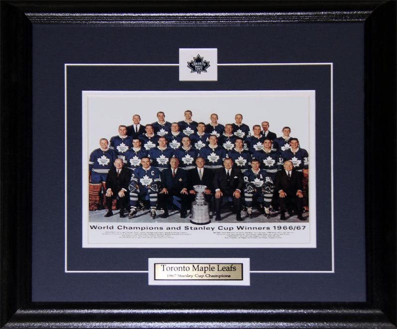 1967 Toronto Maple Leafs Stanley Cup 8x10 Hockey Memorabilia Collector