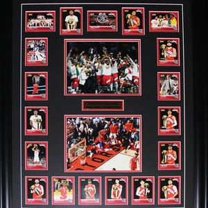 Cadre de collection pour jeux de cartes Panini Championship des Raptors de Toronto 2019