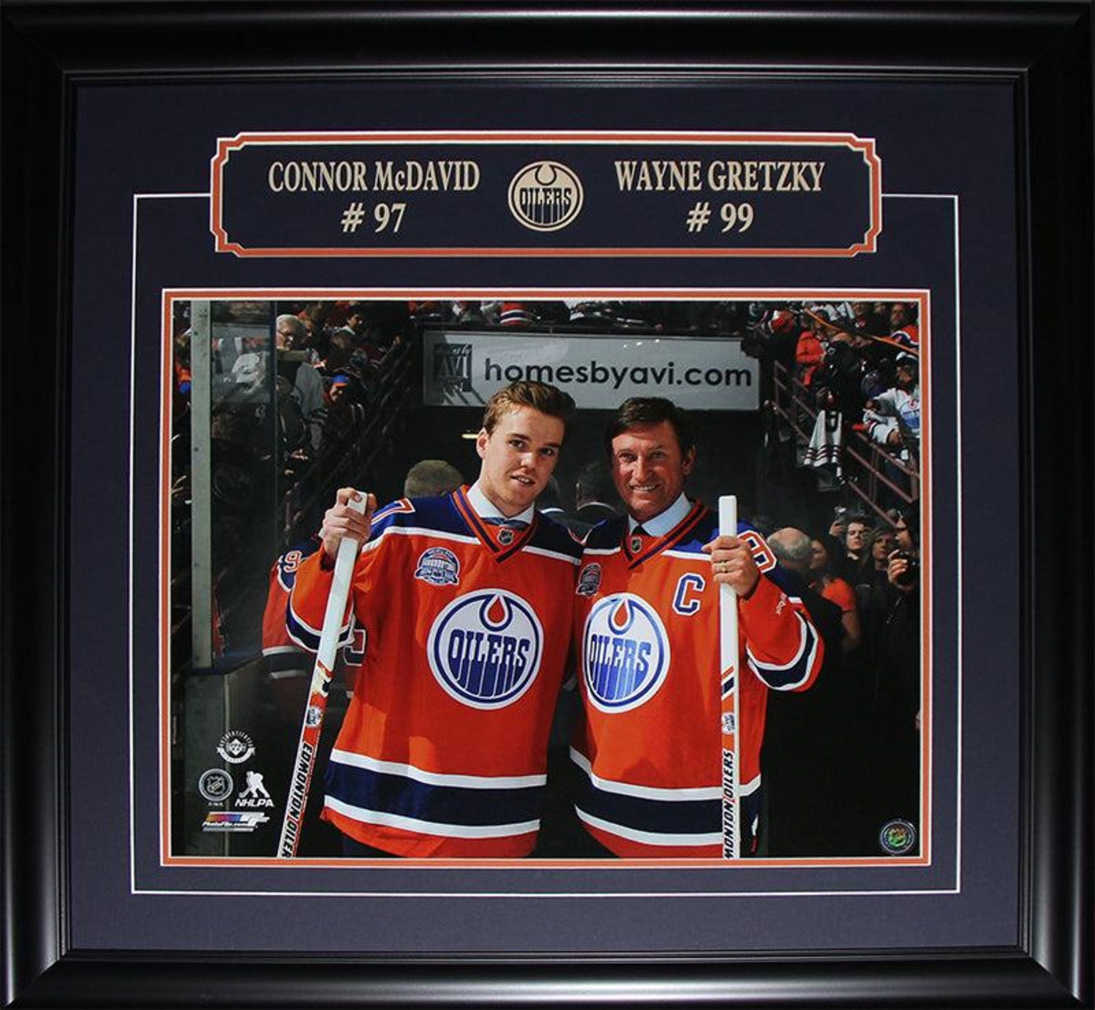 Connor Mcdavid & Wayne Gretzky Edmonton Oilers Rexall Place Final Game ...