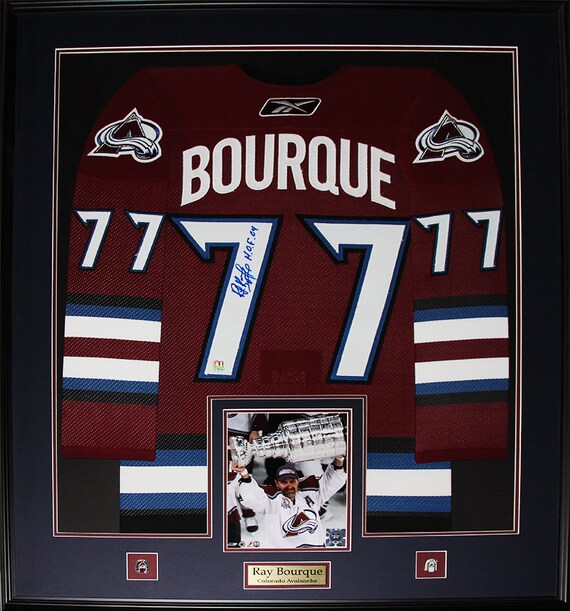 signed avalanche jersey