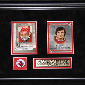 Vladislav Tretiak URSS Team Russia Summit Series Jeux Olympiques d'hiver 2 cadre pour cartes