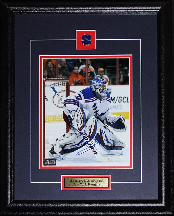 henrik lundqvist signed jersey