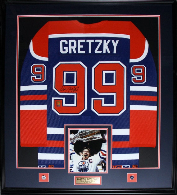 wayne gretzky framed jersey