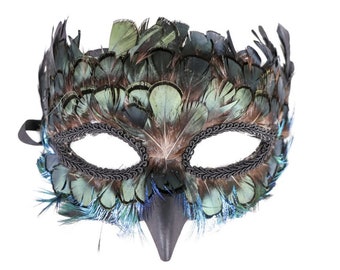 peacock masquerade dress