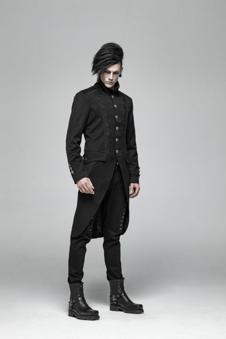 Men#39;s Formal Coat Elegant ~ Topics on TV Groom Tuxedo Wedding Tux 3 Long Jacket