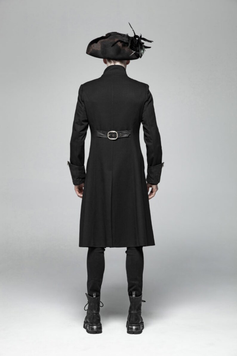 Steampunk Military Masquerade Jacket Over Coat Trench Etsy