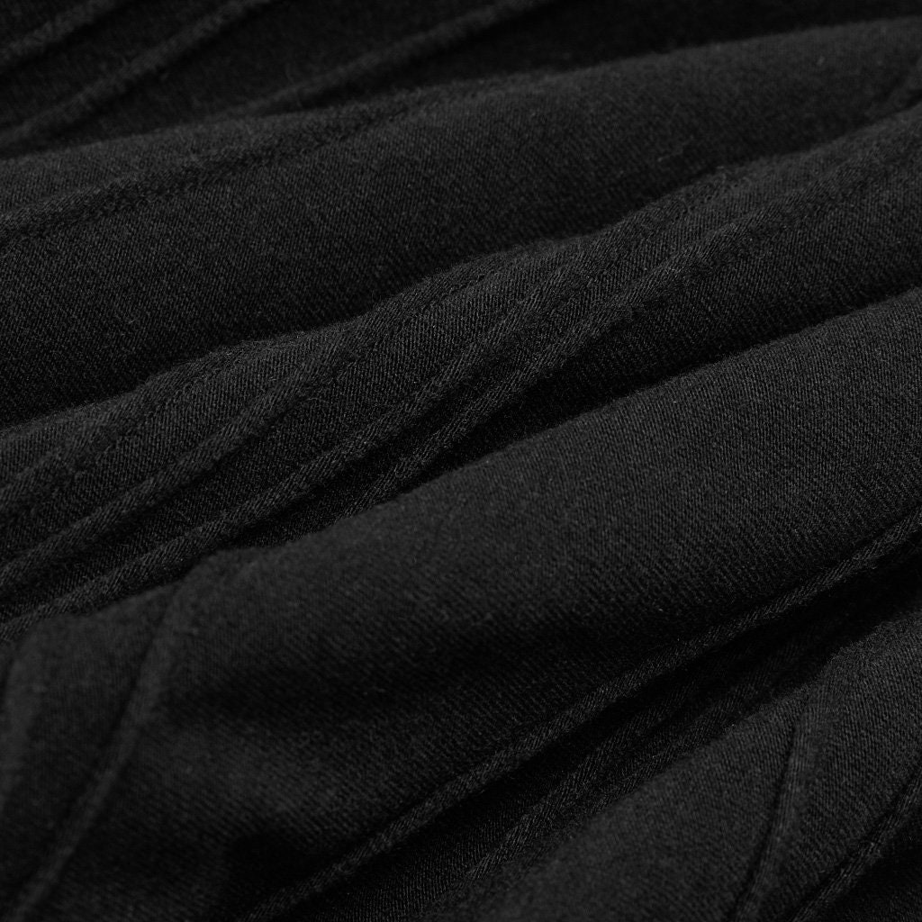 Black Knit Long Dress High Neck Torn Hem Gothic | Etsy