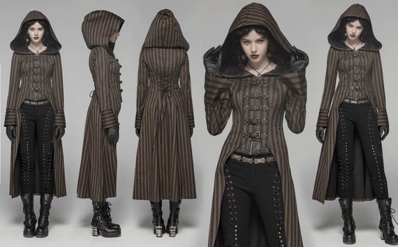 steampunk trench coat