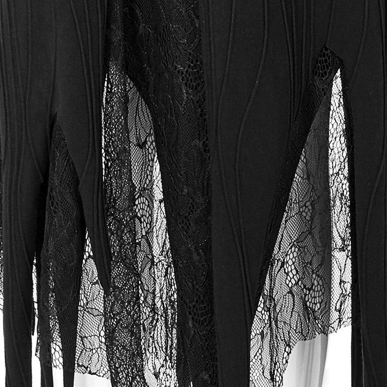 high neck gothic dress
