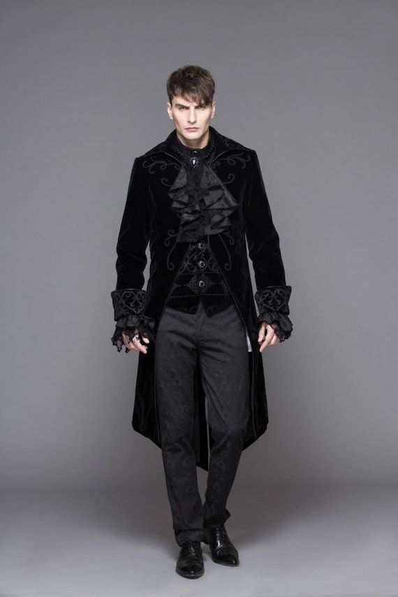 black tailcoat jacket