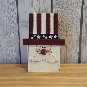 Uncle Sam Patriotic Shelf Sitter Country Americana
