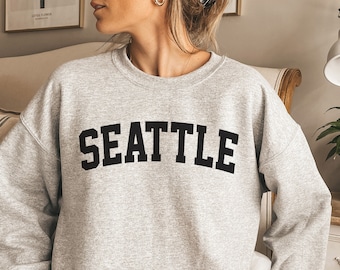 zerogravitee Seattle USA Crewneck Sweatshirt 