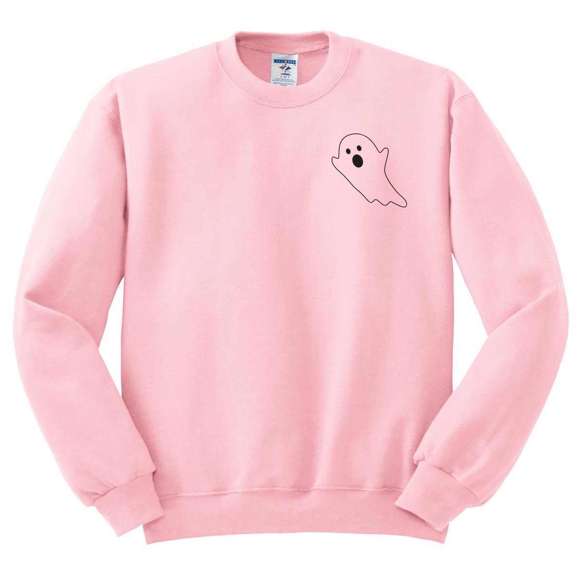 Ghost Sweatshirt Ghost Print Left Chest Ghost Shirt Ghost Etsy