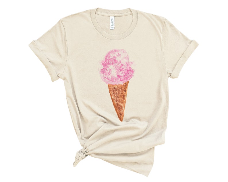 Ice Cream Cones Full Print Shirt Ice Cream Shirt Cute - Etsy