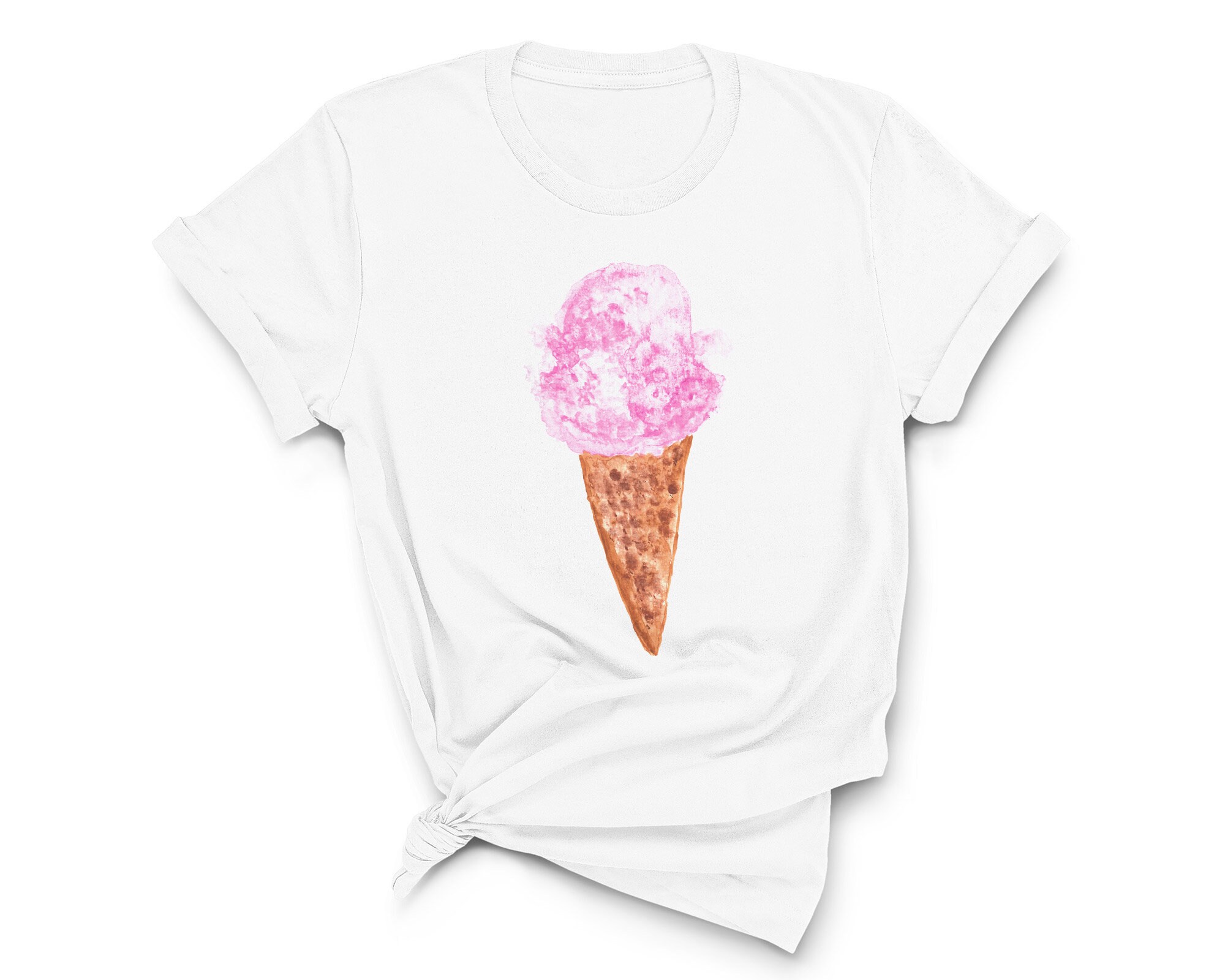 Ice Cream Cones Full Print Shirt Ice Cream Shirt Cute Etsy