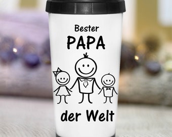 Thermobecher Isolierbecher Spruch Becher bedruckt Geschenk Bester Bruder tb102