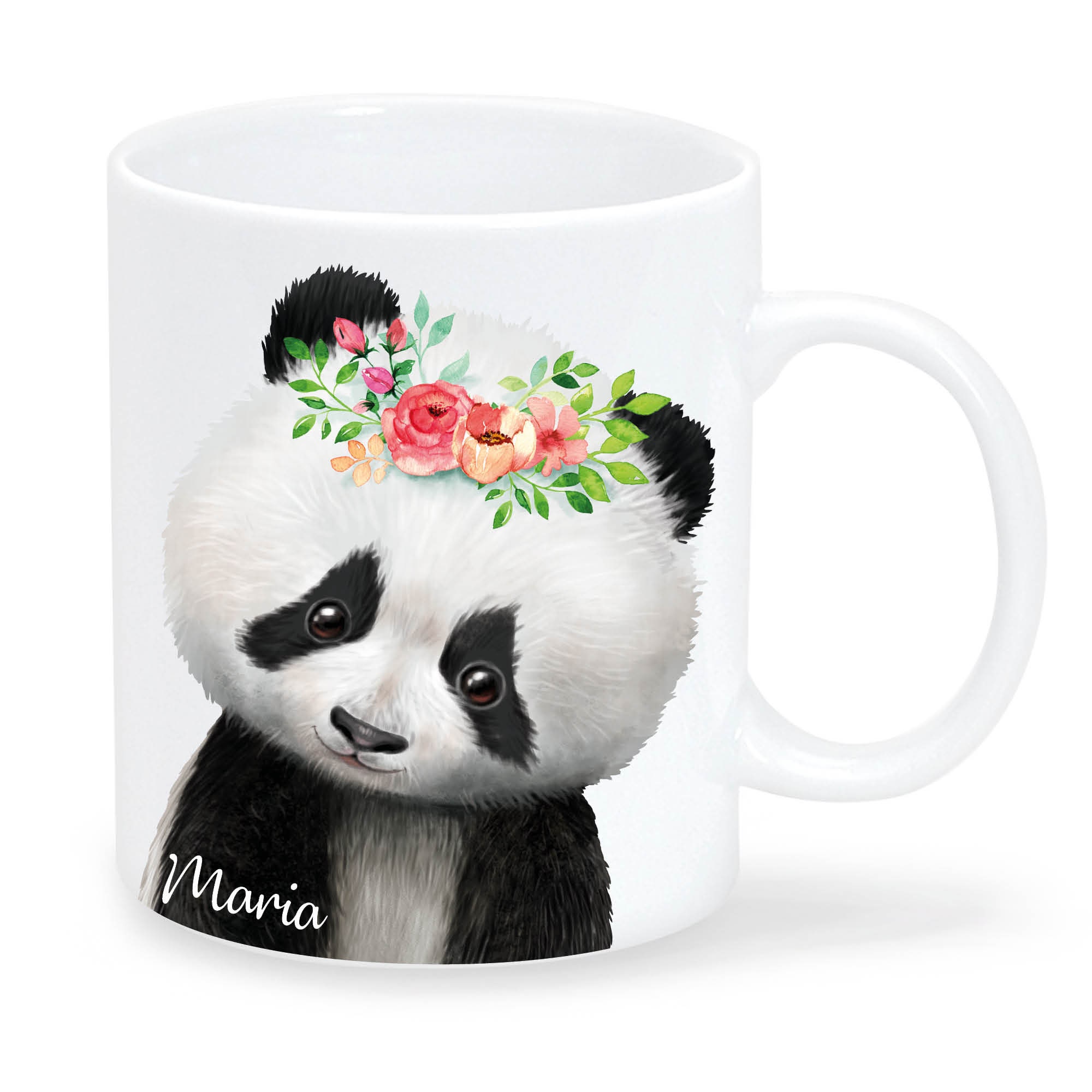Mug Printed Panda Panda Bear Personalized With Name Gift - Etsy