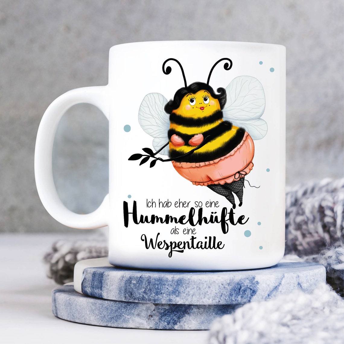 Geschenk Tasse Hummel Biene Spruch Becher Etsy