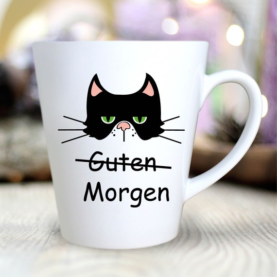 Kaffeetasse Guten Morgen Grimmige Katze Geschenk Ostern Etsy