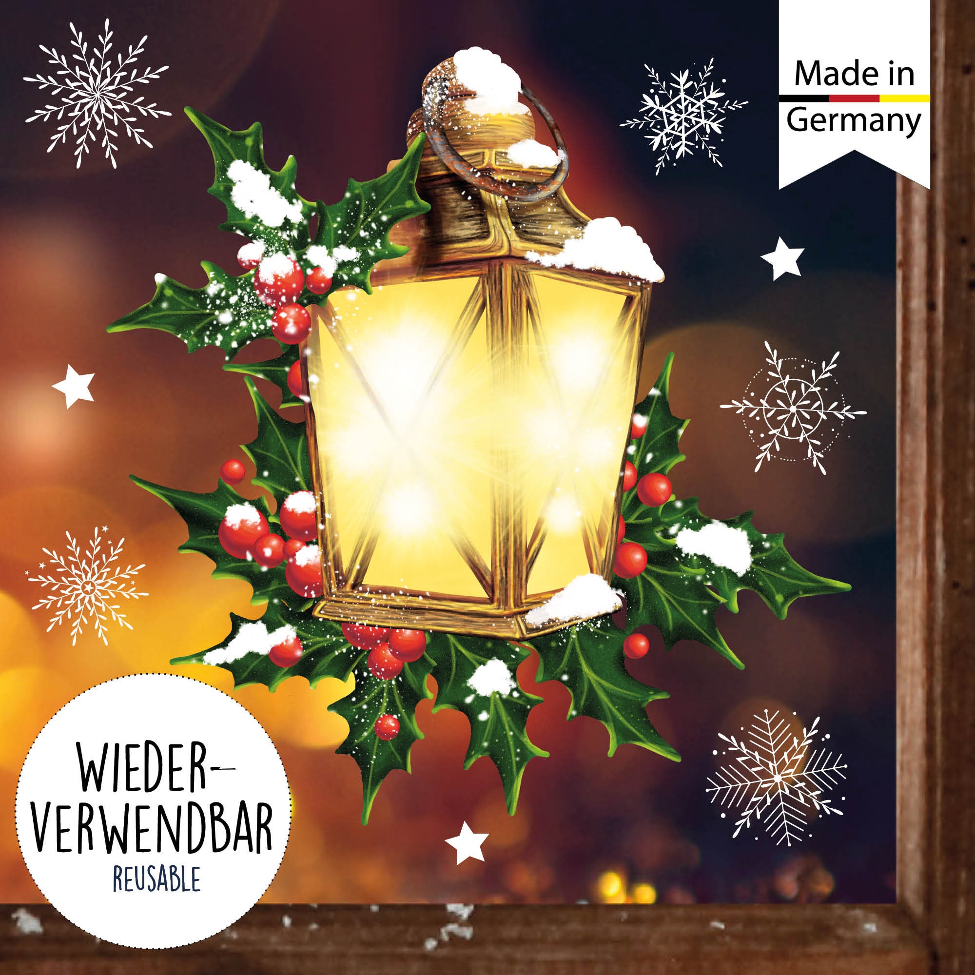 Fensterbild Weihnachten Winter Laterne Tannenzweige - Etsy España Fensterbild Weihnachten Winter Laterne Tannenzweige - Etsy España