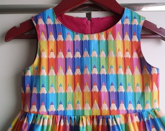 Crayons dress