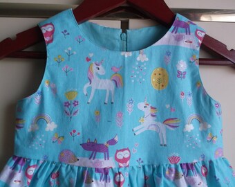 Sparkly unicorns Age 3-4 years