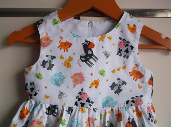 Funny farm animals dress | Etsy