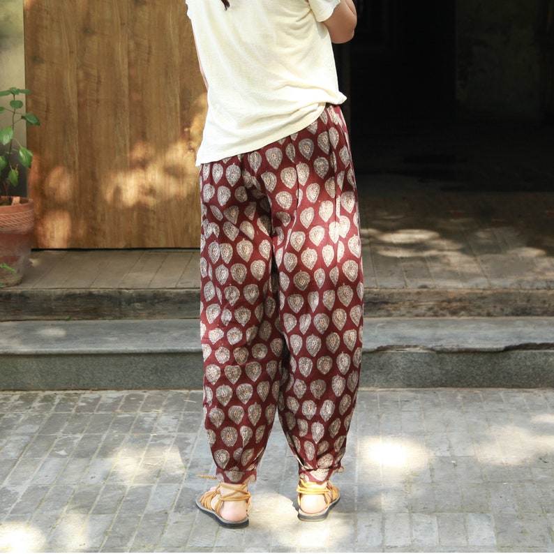 Customized/women's Loose Cotton Pants Large Size Trousers Etsy