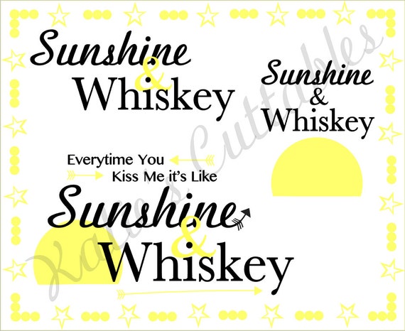 Download Free Sunshine Whiskey Svg File Etsy SVG Cut Files