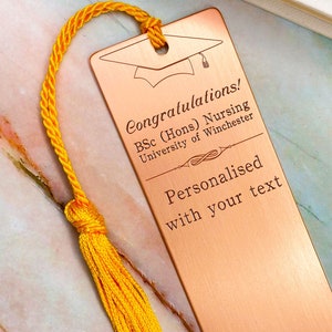 Regalo de graduación personalizado para hombres, marcador de graduación, regalos de graduación para él, graduación de marido, graduación de hijo, graduación personalizada